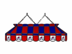 Imperial NHL 40" Stained Glass Pool Table Lamp -Game Series Store imperial colorado avalanche 40 stained glass pool table lamp