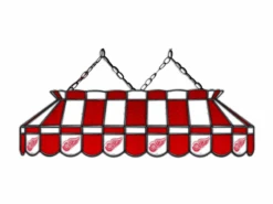 Imperial NHL 40" Stained Glass Pool Table Lamp -Game Series Store imperial detroit red wings 40 stained glass pool table lamp