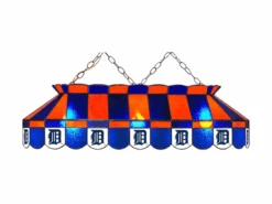 Imperial MLB 40" Stained Glass Pool Table Lamp -Game Series Store imperial detroit tigers 40 stained glass pool table lamp