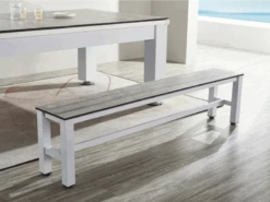 Imperial Esterno 7' Outdoor Pool Table With Dining Top Bundle -Game Series Store imperial esterno 7 outdoor pool table with bench