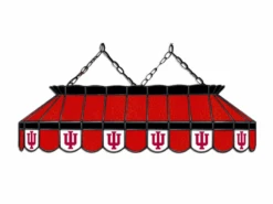 Imperial NCAA 40" Stained Glass Pool Table Lamp -Game Series Store imperial indiana university 40 stained glass pool table lamp