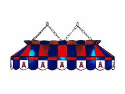Imperial MLB 40" Stained Glass Pool Table Lamp -Game Series Store imperial los angeles angels 40 stained glass pool table lamp