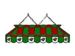 Imperial NHL 40" Stained Glass Pool Table Lamp -Game Series Store imperial minnesota wild 40 stained glass pool table lamp