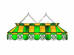 Imperial MLB 40" Stained Glass Pool Table Lamp -Game Series Store imperial oakland athletics 40 stained glass pool table lamp
