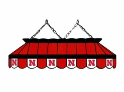 Imperial NCAA 40" Stained Glass Pool Table Lamp -Game Series Store imperial university of nebraska 40 stained glass pool table lamp