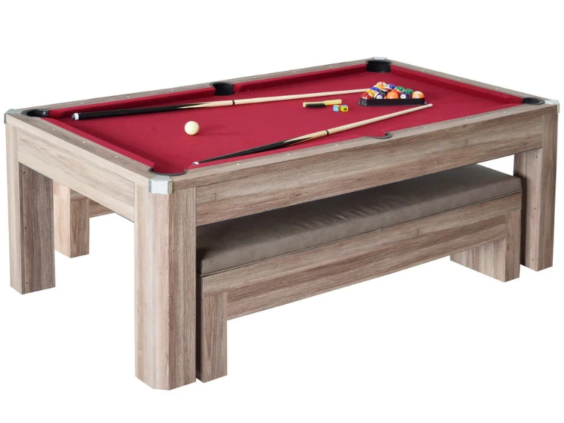 Hathaway Newport 7-ft Pool Table Combo Set With Benches 4 Hathaway Newport 7-ft Pool Table Combo Set With Benches - Image 2