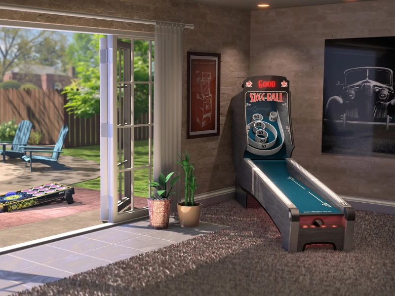 Skee-Ball Premium Indigo Home Arcade Game 11 Skee-Ball Premium Indigo Home Arcade Game - Image 9