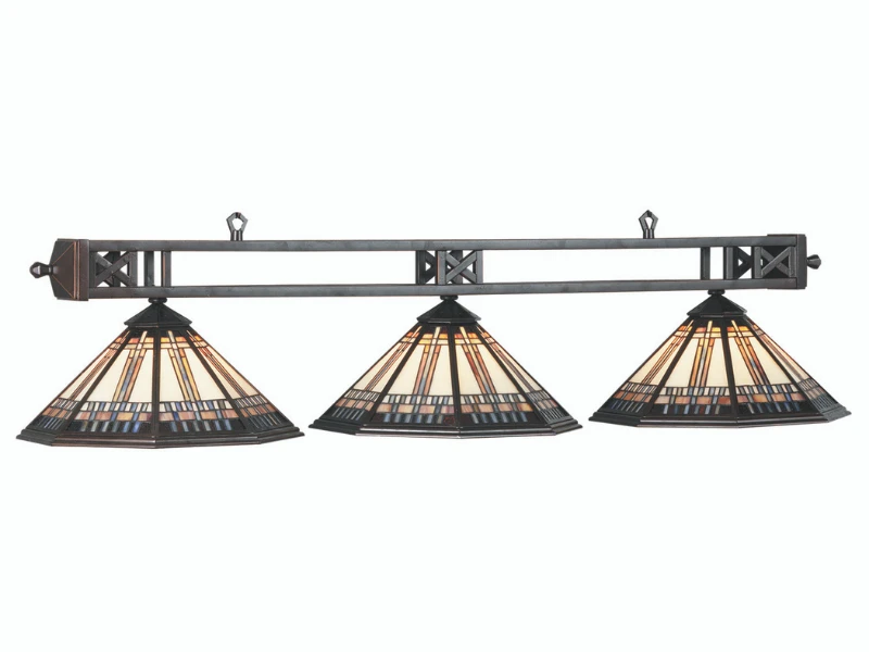 RAM Game Room 54" Winslow 3 LT Billiard Lamp 3 RAM Game Room 54" Winslow 3 LT Billiard Lamp