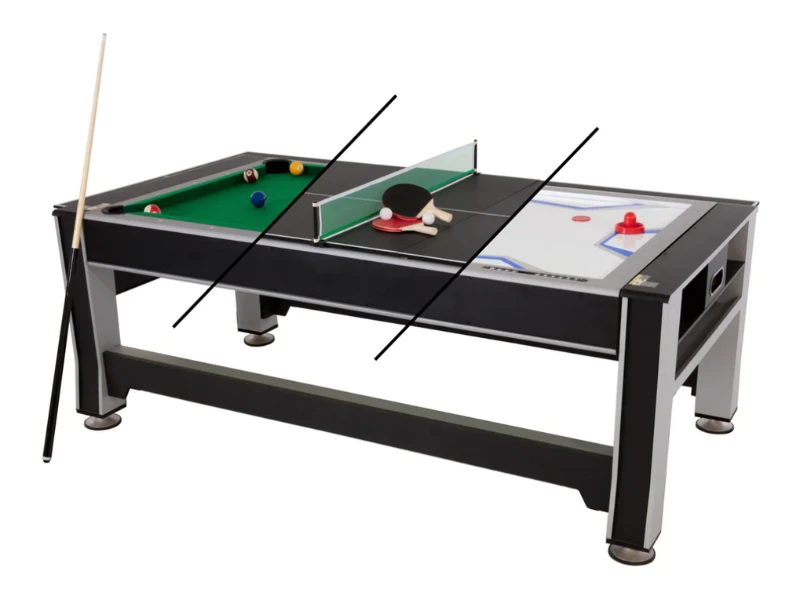 Triumph 7' 3-in-1 Rotating Swivel Multigame Table 3 Triumph 7' 3-in-1 Rotating Swivel Multigame Table