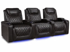 Valencia Oslo XL Home Theater Seating -Game Series Store valencia oslo xl home theater seating dark chocolate row of 3