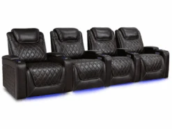 Valencia Oslo XL Home Theater Seating -Game Series Store valencia oslo xl home theater seating dark chocolate row of 4